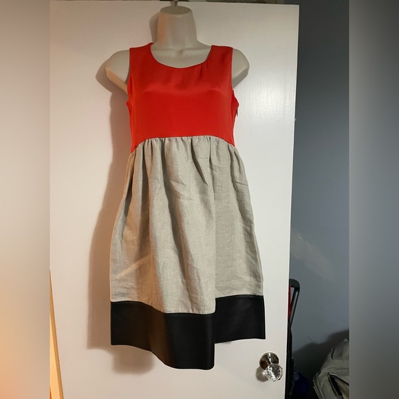 Celine Colorblock Mini Dress - Picture 1 of 8